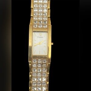 Great Condition and Beautiful Fossil F2 Swarovski Crystal Watch
